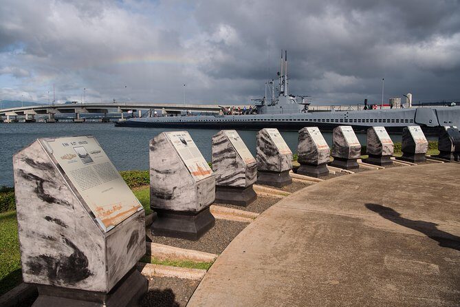 Passport to Pearl Harbor - National Memorial Cemetery of the Pacific: a volcanic crater and Honolulu views