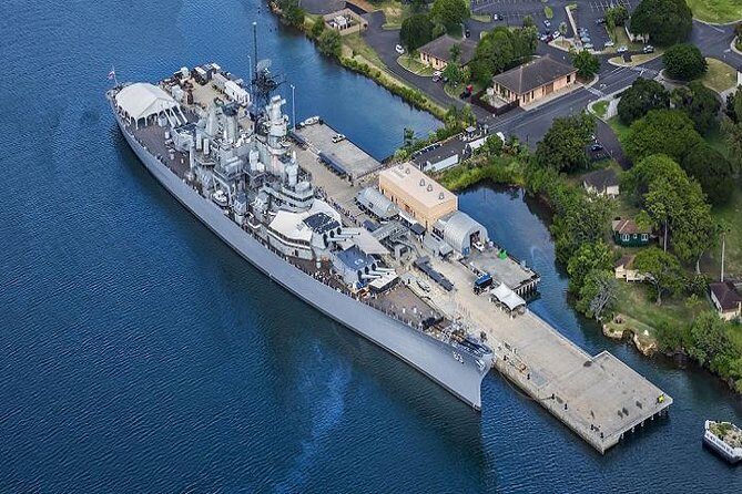 Pearl Harbor & Mini Circle Island Departing Big Island - The USS Arizona Memorial: solemn structure, wreckage views, and the names wall